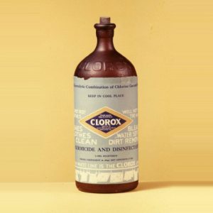 1920 Clorox glass bottle
