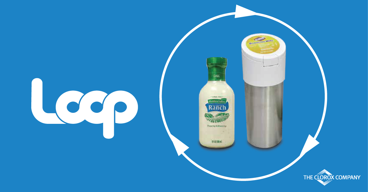 Clorox disinfecting wipes and Hidden Valley Ranch are the two Clorox products participating in the launch of the Loop pilot in the U.S.