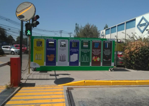 recycling bins Clorox Chile