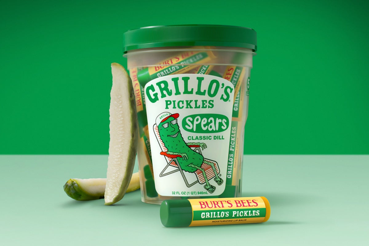 Introducing Burt's Bees x Grillo's Pickles Lip Balm | The Clorox