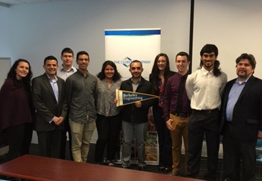 A group of UC Berkeley engineering students participated in a diversity recruiting day at The Clorox Company