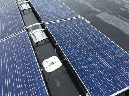 Renewable Energy Solar City panels on Clorox Aberdeen distribution center